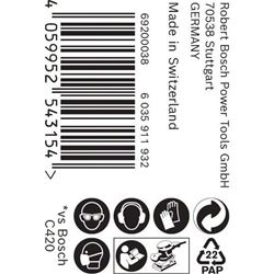 Bosch EXPERT C470 Schleifpapierrolle, zum Handschleifen, 115mmx50 m, K 40 Nr. 2608900977