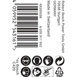 Bosch EXPERT C470 Schleifpapierrolle, zum Handschleifen, 115mmx50 m, K 60 Nr. 2608900978
