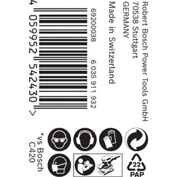 Bosch EXPERT C470 Schleifpapierrolle, zum Handschleifen, 93mm, 5m, K 120 Nr. 2608900905