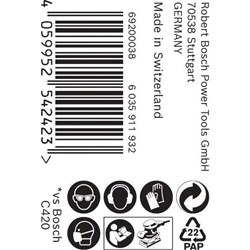 Bosch EXPERT C470 Schleifpapierrolle, zum Handschleifen, 93mm, 5m, K 80 Nr. 2608900904