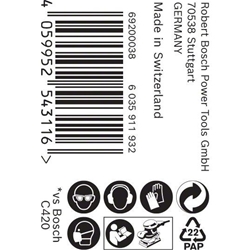 Bosch EXPERT C470 Schleifpapierrolle, zum Handschleifen, 93mmx50 m, K 180 Nr. 2608900973