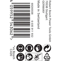 Bosch EXPERT C470 Schleifpapierrolle, zum Handschleifen, 93mmx50 m, K 40 Nr. 2608900968