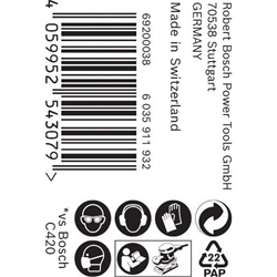 Bosch EXPERT C470 Schleifpapierrolle, zum Handschleifen, 93mmx50 m, K 60 Nr. 2608900969