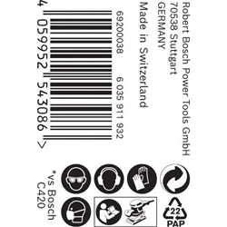 Bosch EXPERT C470 Schleifpapierrolle, zum Handschleifen, 93mmx50 m, K 80 Nr. 2608900970
