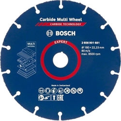 Bosch EXPERT Carbide Multi Wheel Trennscheibe, 180mm, 22,23mm, 1er-Pack Nr. 2608901681