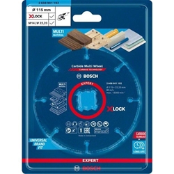 Bosch EXPERT Carbide Multi Wheel X-LOCK Trennscheibe, 115mm, 22,23mm, 1er-Pack Nr. 2608901192