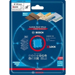 Bosch EXPERT Carbide Multi Wheel X-LOCK Trennscheibe, 125mm, 22,23mm, 1er-Pack Nr. 2608901193