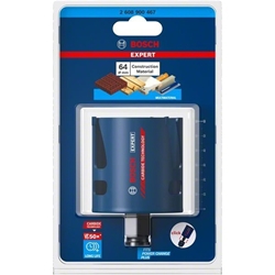 Bosch EXPERT Construction Material Lochsäge, 64x60mm, für Dreh- und Schlagbohrer Nr. 2608900467