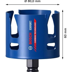 Bosch EXPERT Construction Material Lochsäge, 80x60mm, für Dreh- und Schlagbohrer Nr. 2608900475