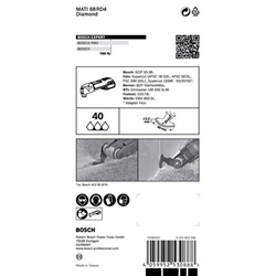 Bosch EXPERT Corner Blade MATI 68 RD4 Blatt für Multifunktionswerkzeuge, 68x30mm Nr. 2608900036