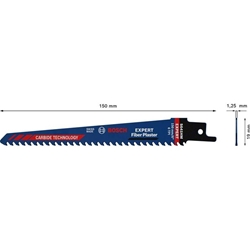 Bosch EXPERT Fiber Plaster S 641 HM Säbelsägeblatt, 1 Stück, für Säbelsägen Nr. 2608900407