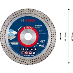 Bosch EXPERT HardCeramic 76mm Diamanttrennscheiben 76x1,5x10mm, 1er-Pack Nr. 2608900652