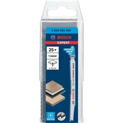 Bosch EXPERT Hardwood 2-side clean T 308 BF Stichsägeblatt, 25 Stück, für Stichsägen Nr. 2608900545