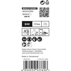 Bosch EXPERT Hardwood 2-side clean T 308 BF Stichsägeblatt, 25 Stück, für Stichsägen Nr. 2608900545