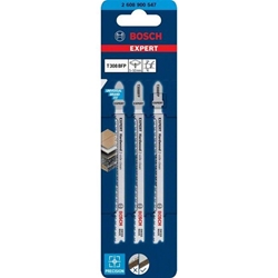Bosch EXPERT Hardwood 2-side clean T 308 BFP Stichsägeblatt, 3 Stück, für Stichsägen Nr. 2608900547