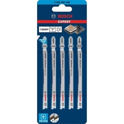 Bosch EXPERT Hardwood 2-side clean T 308 BFP Stichsägeblatt, 5 Stück, für Stichsägen Nr. 2608900548