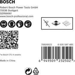 Bosch EXPERT HEX-9 HardCeramic Dachziegel-Bohrer-Set, 5mm, 5-tlg. Nr. 2608900598