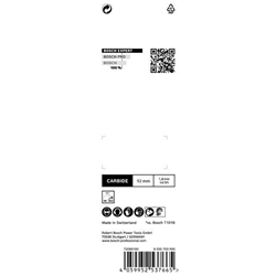 Bosch EXPERT Laminate Clean T128 BHM Stichsägeblatt, 3 Stück, für Stichsägen Nr. 2608900542