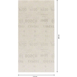 Bosch EXPERT M480 Schleifnetz für Schwingschleifer, 115x230mm, K 150, 10er-Pack Nr. 2608900764
