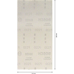 Bosch EXPERT M480 Schleifnetz für Schwingschleifer, 115x230mm, K 220, 10er-Pack Nr. 2608900766