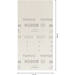 Bosch EXPERT M480 Schleifnetz für Schwingschleifer, 115x230mm, K 320, 10er-Pack Nr. 2608900768
