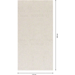 Bosch EXPERT M480 Schleifnetz für Schwingschleifer, 115x230mm, K 80, 50-tlg. Nr. 2608900770