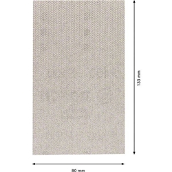 Bosch EXPERT M480 Schleifnetz für Schwingschleifer, 80x133mm, K 100, 10er-Pack Nr. 2608900735