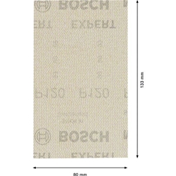Bosch EXPERT M480 Schleifnetz für Schwingschleifer, 80x133mm, K 120, 10er-Pack Nr. 2608900736