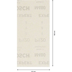 Bosch EXPERT M480 Schleifnetz für Schwingschleifer, 93x186mm, K 120, 50-tlg. Nr. 2608900754