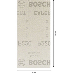 Bosch EXPERT M480 Schleifnetz für Schwingschleifer, 93x186mm, K 220, 50-tlg. Nr. 2608900757