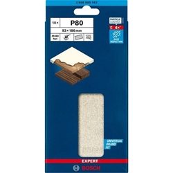 Bosch EXPERT M480 Schleifnetz für Schwingschleifer, 93x186mm, K 80, 10er-Pack Nr. 2608900743