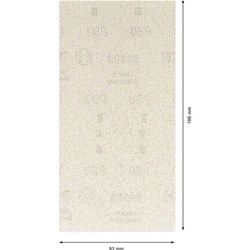 Bosch EXPERT M480 Schleifnetz für Schwingschleifer, 93x186mm, K 80, 10er-Pack Nr. 2608900743