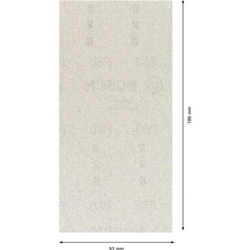 Bosch EXPERT M480 Schleifnetz für Schwingschleifer, 93x186mm, K 80, 50-tlg. Nr. 2608900752