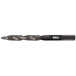 Spiralbohrer DIN 338 HSS-G geschliffen, TURBO STEP ULTRA 4,0mm 75mm Gesamtlänge 43mm Spirallänge, 118° Anschliff mit Stufengeometrie, 3-Flächenschaft Nr. 12020300400