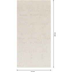 Bosch EXPERT M480 Schleifnetz, 115x107mm, K 80, 50 Stück Nr. 2608901627