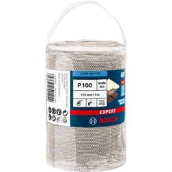 Bosch EXPERT M480 Schleifnetzrolle, 115mm, 5 m, K 100, für Handschleifen Nr. 2608900786
