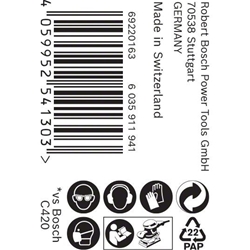 Bosch EXPERT M480 Schleifnetzrolle, 115mm, 5 m, K 320, für Handschleifen Nr. 2608900792