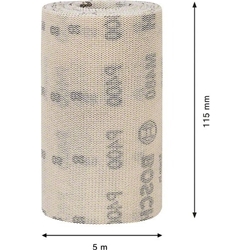 Bosch EXPERT M480 Schleifnetzrolle, 115mm, 5 m, K 400, für Handschleifen Nr. 2608900793