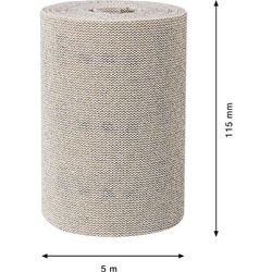 Bosch EXPERT M480 Schleifnetzrolle, 115mm, 5 m, K 80, für Handschleifen Nr. 2608900785