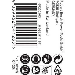 Bosch EXPERT M480 Schleifnetzrolle, 115mm, 5 m, K 80, für Handschleifen Nr. 2608900785