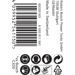 Bosch EXPERT M480 Schleifnetzrolle, 93mm, 5 m, K 100, für Handschleifen Nr. 2608900777
