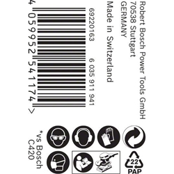 Bosch EXPERT M480 Schleifnetzrolle, 93mm, 5 m, K 150, für Handschleifen Nr. 2608900779