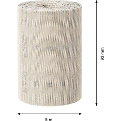 Bosch EXPERT M480 Schleifnetzrolle, 93mm, 5 m, K 240, für Handschleifen Nr. 2608900782