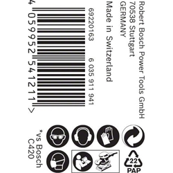 Bosch EXPERT M480 Schleifnetzrolle, 93mm, 5 m, K 320, für Handschleifen Nr. 2608900783