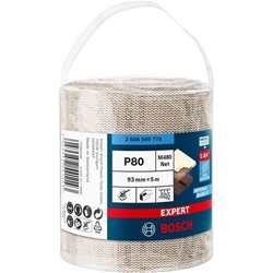 Bosch EXPERT M480 Schleifnetzrolle, 93mm, 5 m, K 80, für Handschleifen Nr. 2608900776