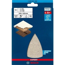 Bosch EXPERT M480 Schleifnetz-Set, 100x150mm, 10 Stück, für Multischleifer Nr. 2608901208
