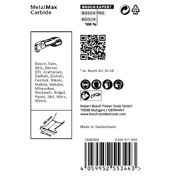 Bosch Expert MetalMax AIZ 32 AIT Blatt für Multifunktionswerkzeuge, 40x32mm, 10 Stück Nr. 2608901182