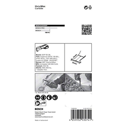 Bosch EXPERT MetalMax MAII 32 AIT Blatt für Multifunktionswerkzeuge, 70x32mm Nr. 2608900022