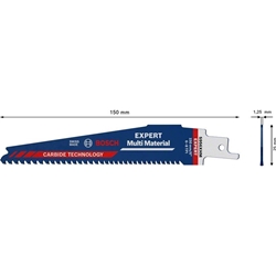 Bosch EXPERT Multi Material 956 XHM Säbelsägeblatt, 1 Stück, für Säbelsägen Nr. 2608900389