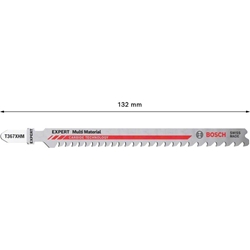 Bosch EXPERT Multi Material T 367 XHM Stichsägeblatt, 3 Stück, für Stichsägen Nr. 2608900560